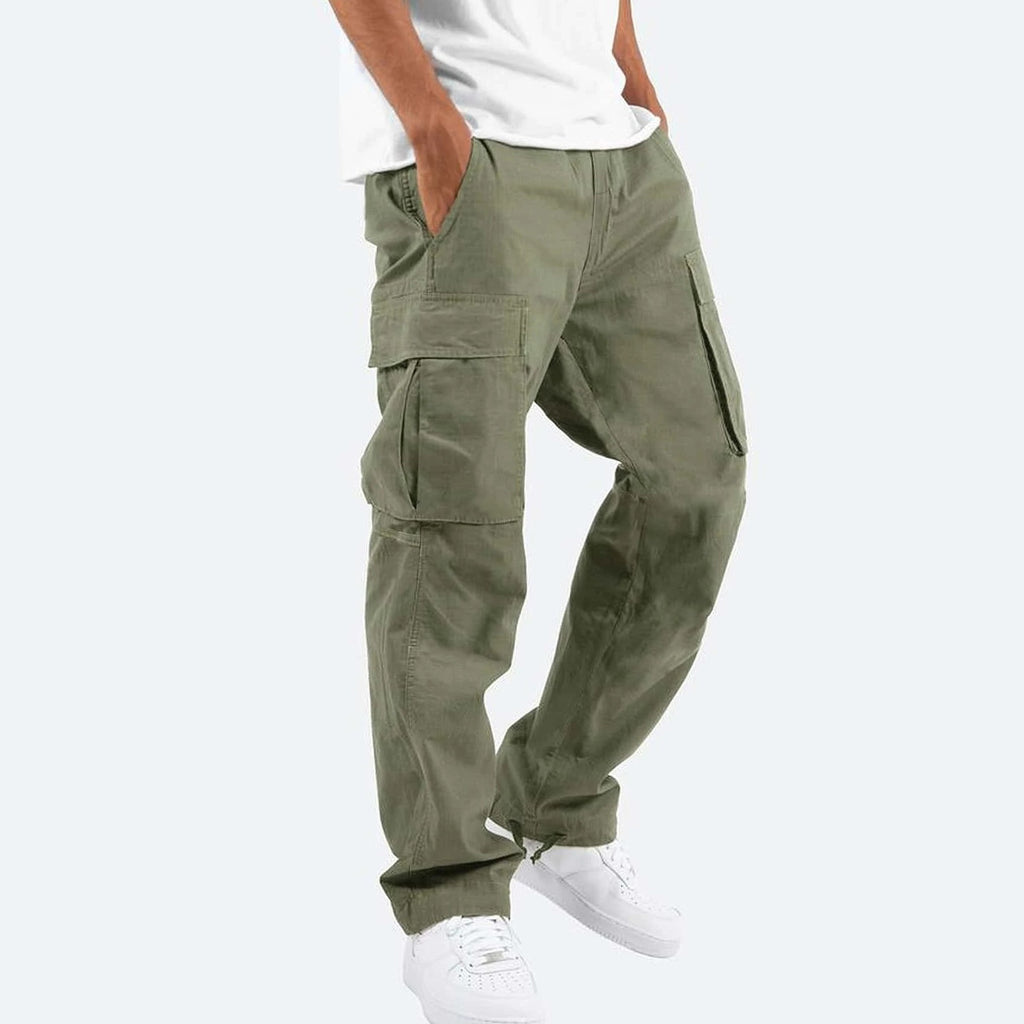 Men's Workwear Drawstring Multi-pocket Casual Pants - 𝓢𝓱𝓸𝓹𝓵𝓮𝓬𝔂