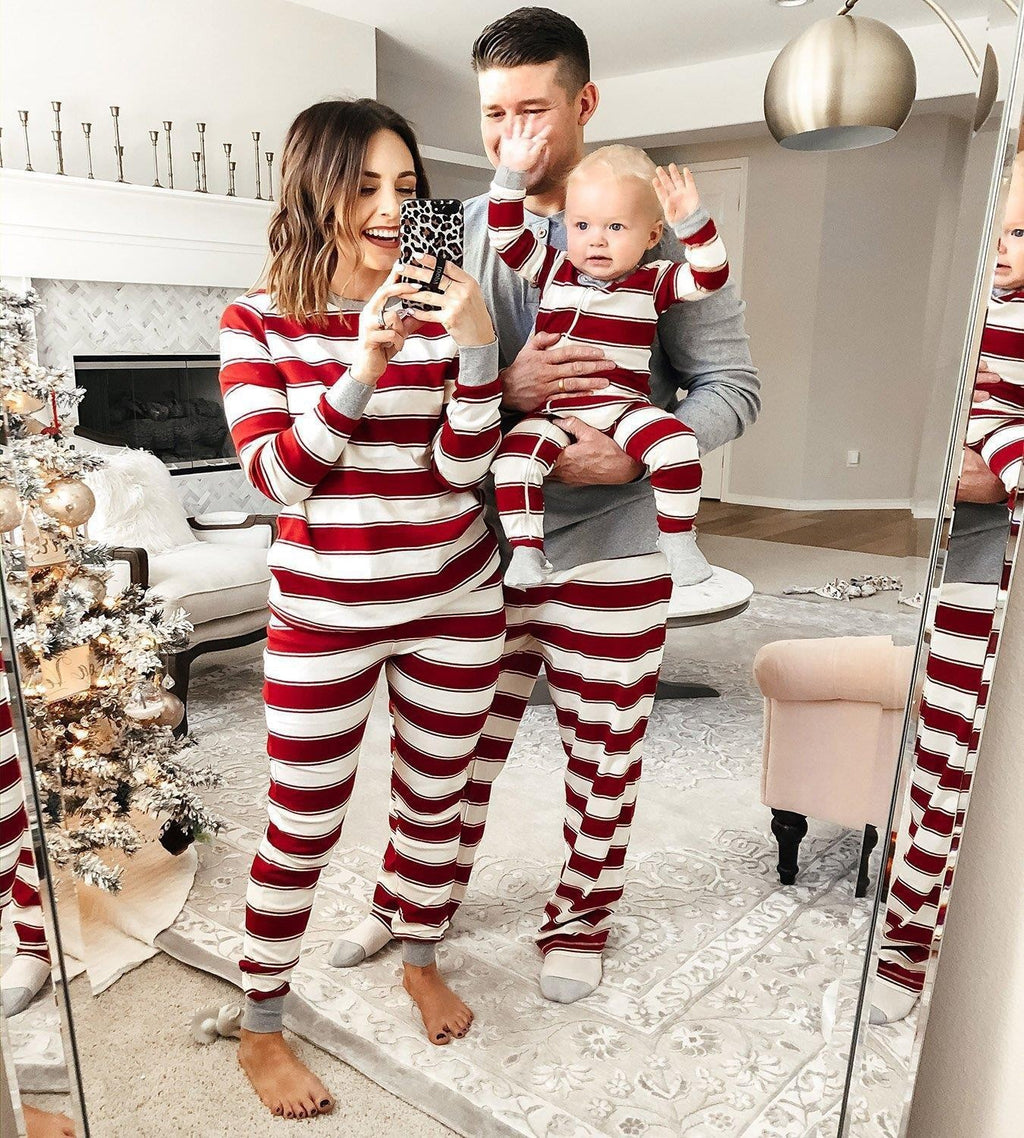 Parent-child Striped Christmas Family Set - 𝓢𝓱𝓸𝓹𝓵𝓮𝓬𝔂