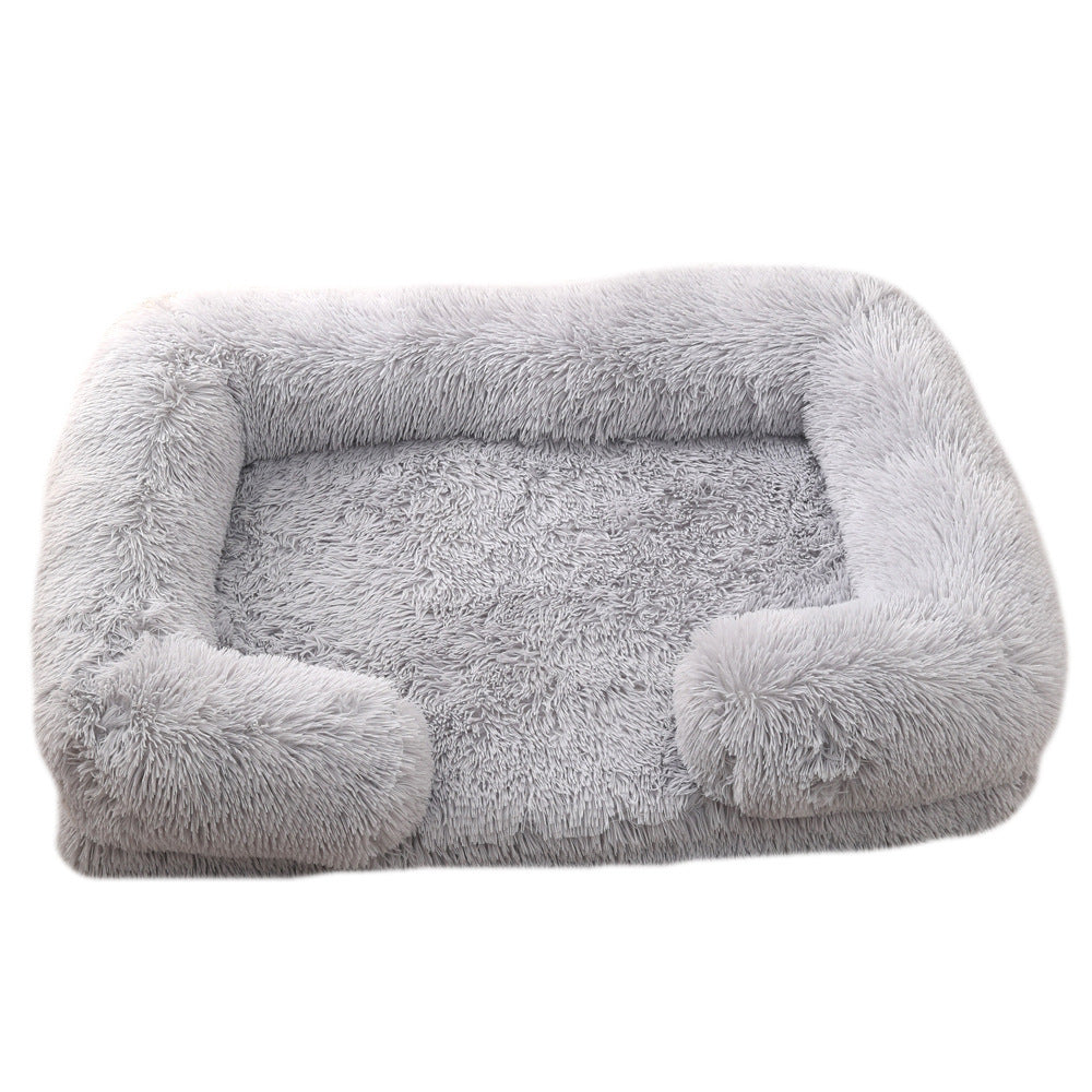 Plush Round Pet Bed Dog Bed Winter - 𝓢𝓱𝓸𝓹𝓵𝓮𝓬𝔂