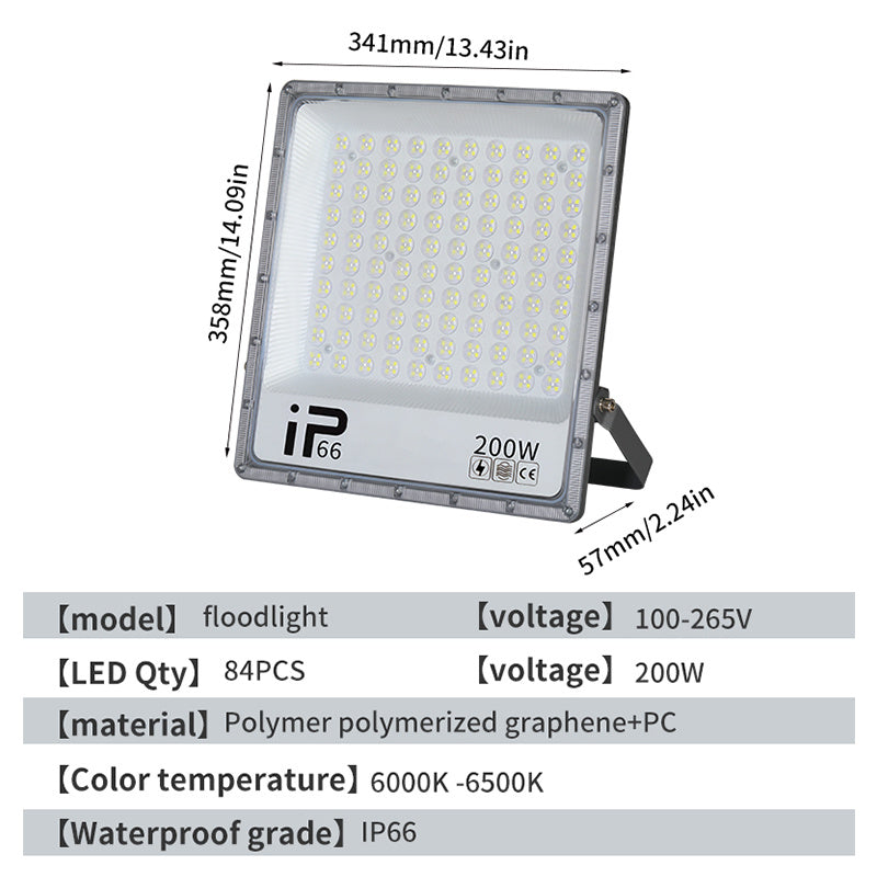 LED Floodlight, Outdoor Waterproof Strong Light, Ultra Bright Construction Site Factory RV Room Searchlight, Outdoor High-power Lighting Lamp - 𝓢𝓱𝓸𝓹𝓵𝓮𝓬𝔂