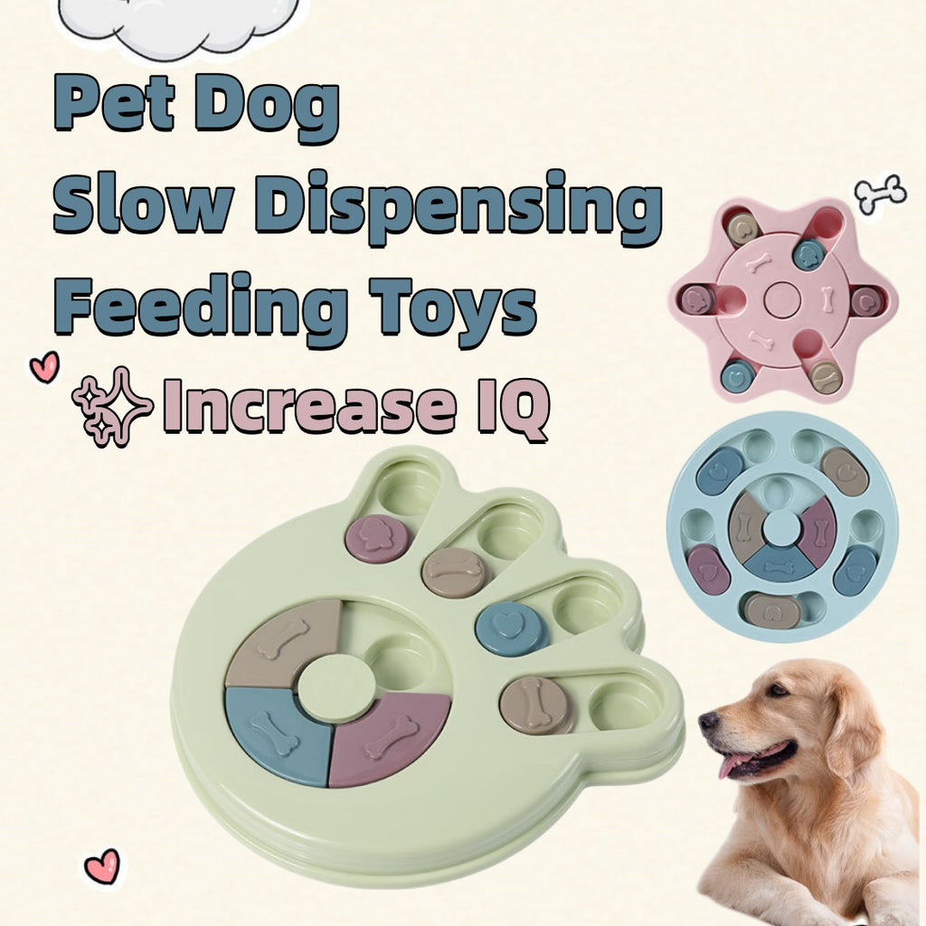 Dog Puzzle Toys Increase IQ Interactive Slow Dispensing Feeding Dog Training Games Feeder For Small Medium Dog Pet Training Toy - 𝓢𝓱𝓸𝓹𝓵𝓮𝓬𝔂