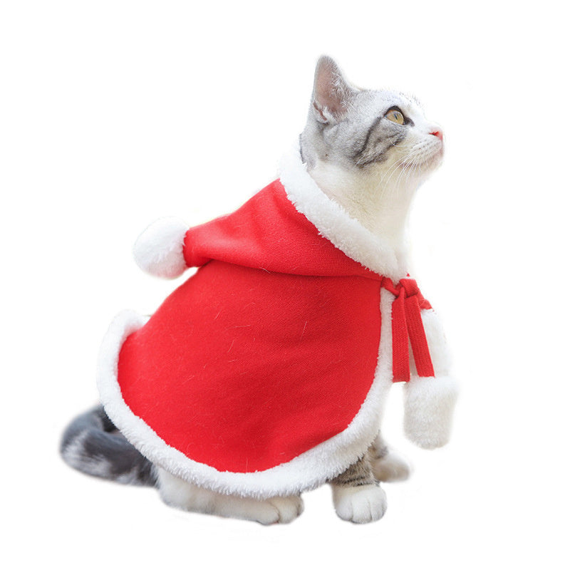 Cute Dog Cat Costume Christmas Cloak Halloween Disguise Cat - 𝓢𝓱𝓸𝓹𝓵𝓮𝓬𝔂