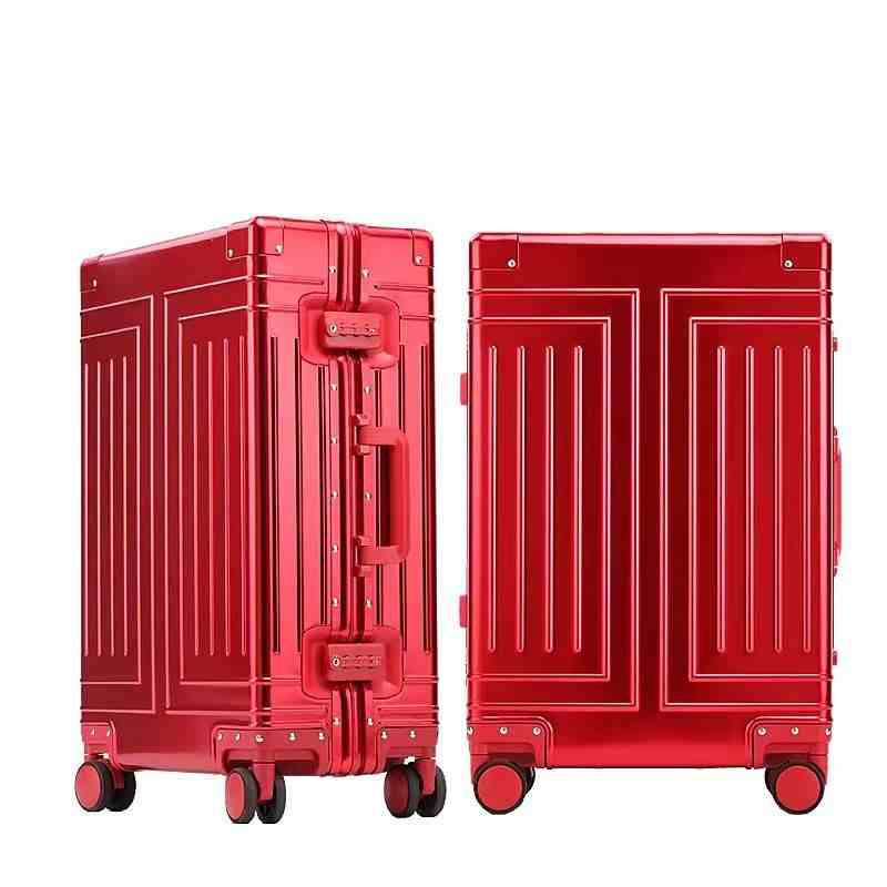 High End All Aluminum Magnesium Alloy Pull Rod Universal Wheel Luggage Compartment - 𝓢𝓱𝓸𝓹𝓵𝓮𝓬𝔂