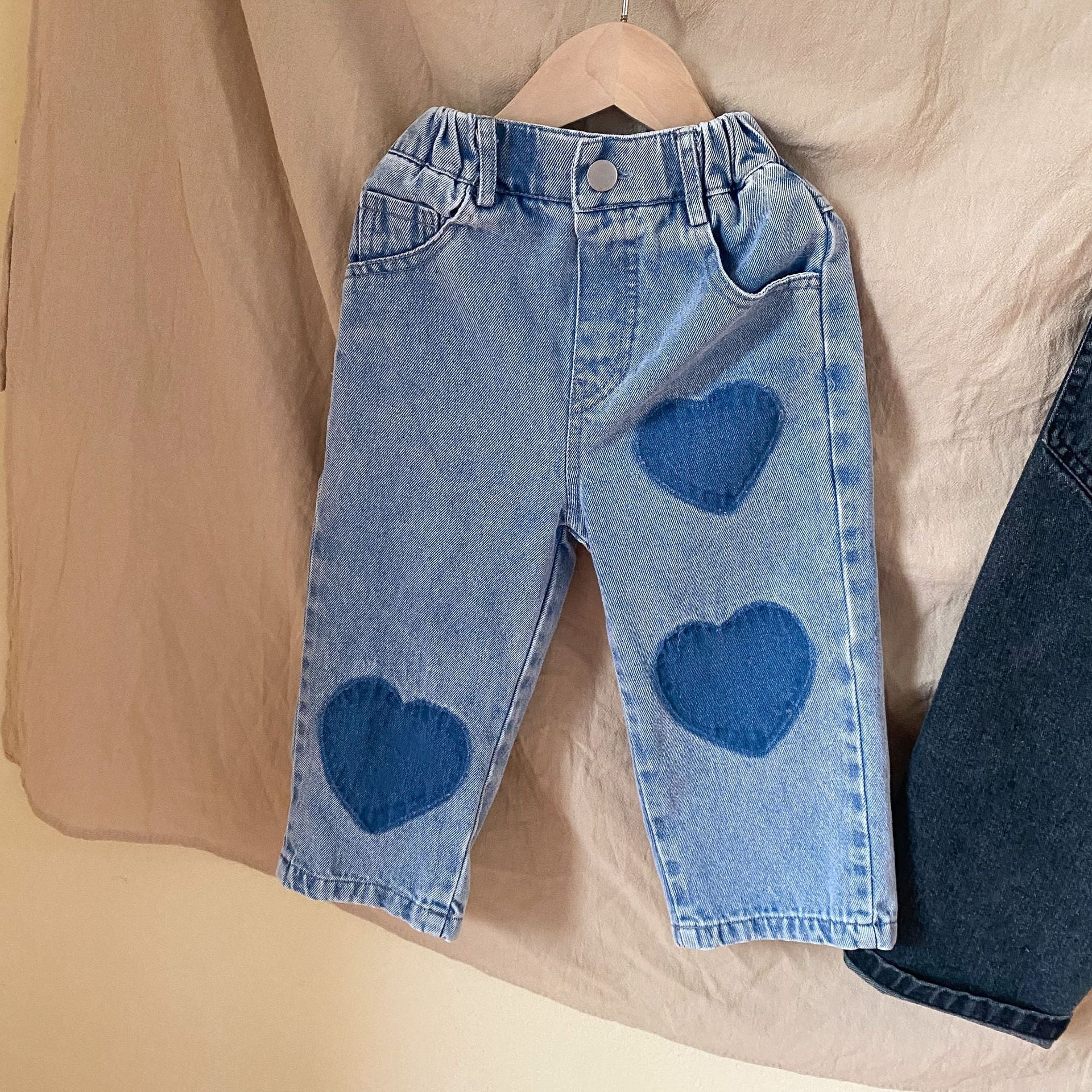 Children Soft Jeans Casual Straight Trousers - 𝓢𝓱𝓸𝓹𝓵𝓮𝓬𝔂