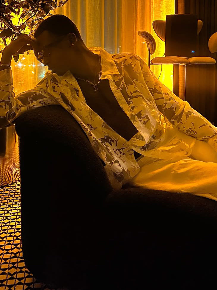 White See-Through Long Sleeve Shirt - 𝓢𝓱𝓸𝓹𝓵𝓮𝓬𝔂