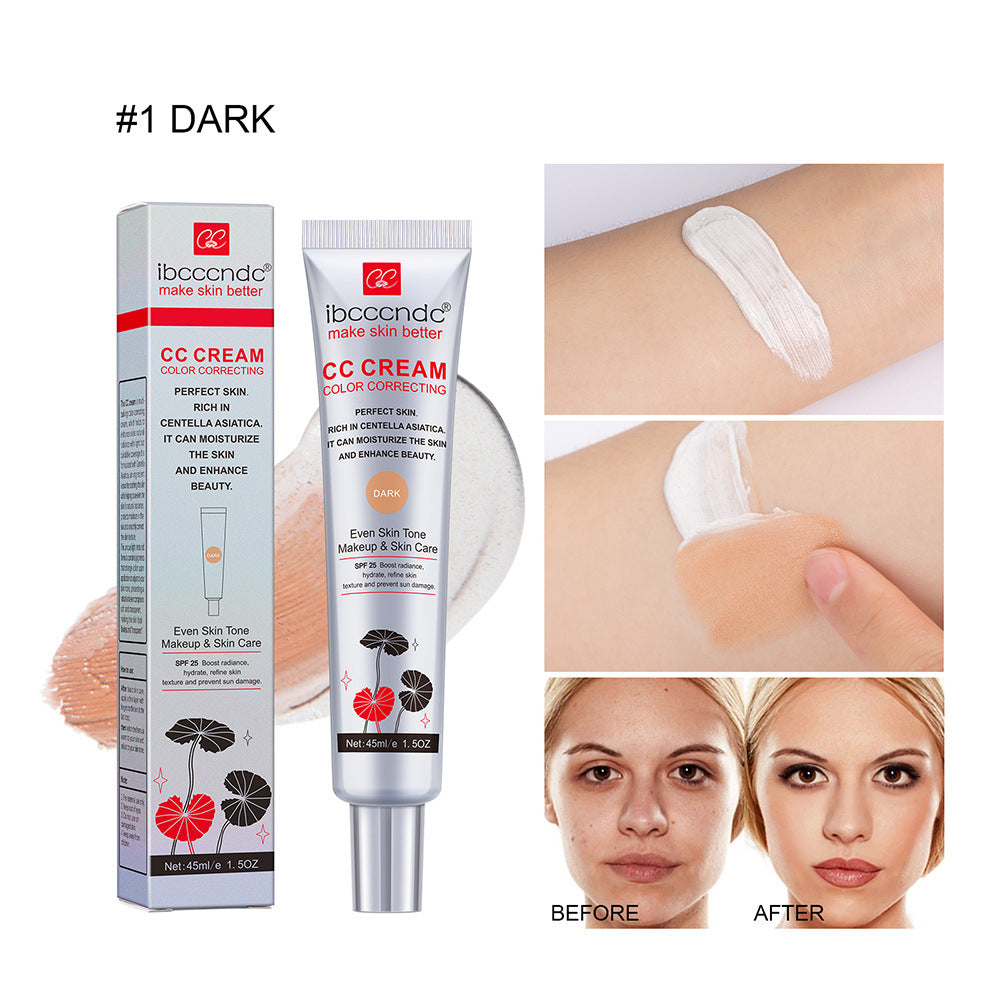 Moisturizing Correcting CC Cream Waterproof Anti-sweat Makeup Before Concealer Lasting Women Makeup Protect Skin Erborian Make - 𝓢𝓱𝓸𝓹𝓵𝓮𝓬𝔂