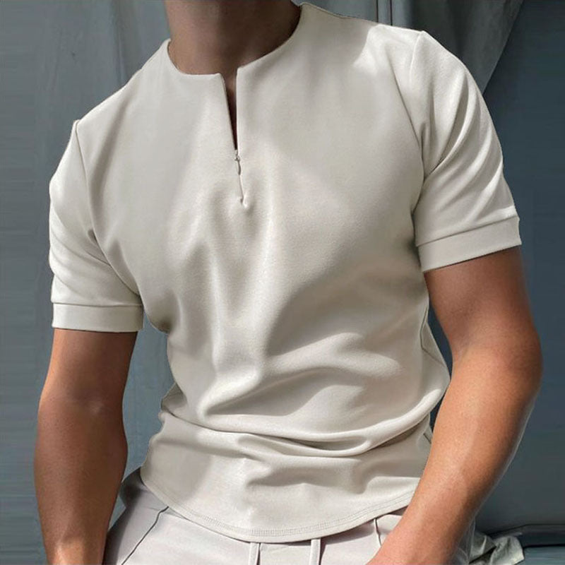Men's Polo Shirt Men Solid Polo Shirts Brand Men Short-Sleeved Shirt Summer Shirt Man Clothing - 𝓢𝓱𝓸𝓹𝓵𝓮𝓬𝔂