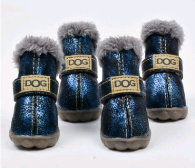Dog Thick Snow Boots Keep Warm Teddy Autumn And Winter VIP Shoes - 𝓢𝓱𝓸𝓹𝓵𝓮𝓬𝔂