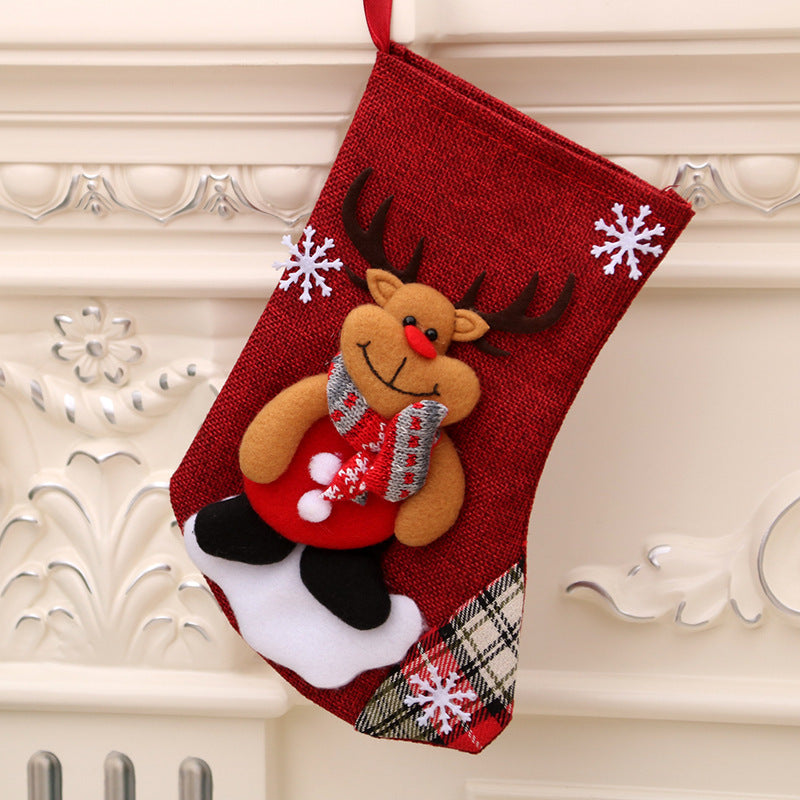 Christmas gift bag christmas hanging socks - 𝓢𝓱𝓸𝓹𝓵𝓮𝓬𝔂