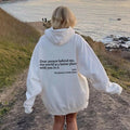 Dear Person Behind Me,the World Is A Better Place,with You In It,love,the Person In Front Of You,Women's Plush Letter Printed Kangaroo Pocket Drawstring Printed Hoodie Unisex Trendy Hoodies - 𝓢𝓱𝓸𝓹𝓵𝓮𝓬𝔂
