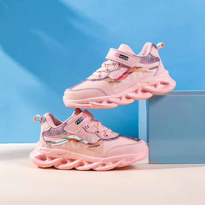 Korean Style Trendy Shoes Girls  Girls Shoes Children's Sports Shoes - 𝓢𝓱𝓸𝓹𝓵𝓮𝓬𝔂