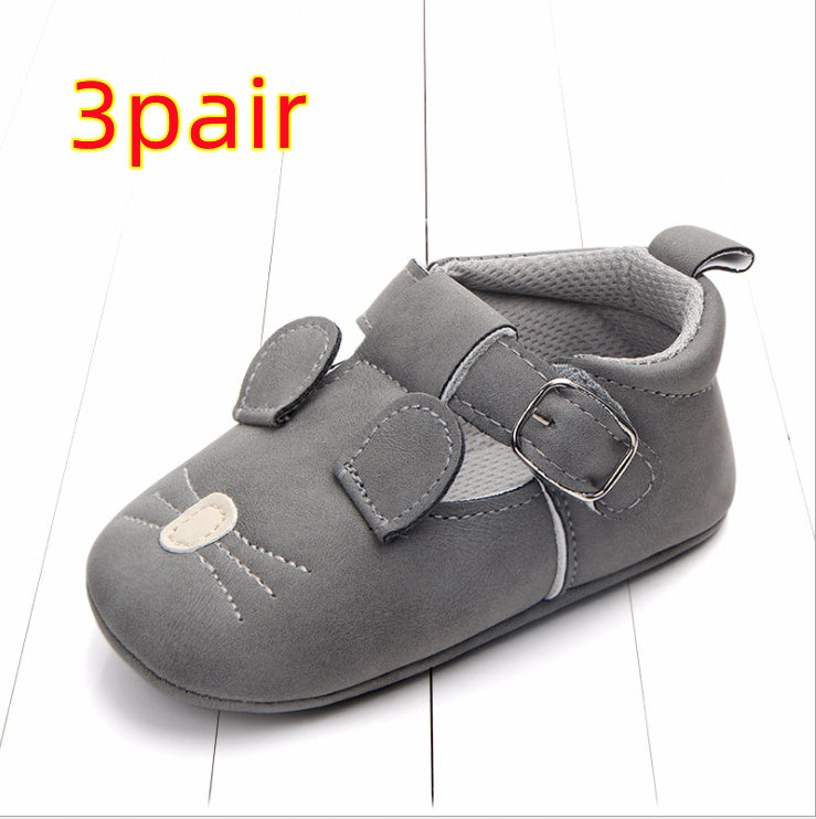 Spring and autumn cartoon animal baby shoes matte leather non-slip soft bottom baby shoes wholesale 0884 - 𝓢𝓱𝓸𝓹𝓵𝓮𝓬𝔂
