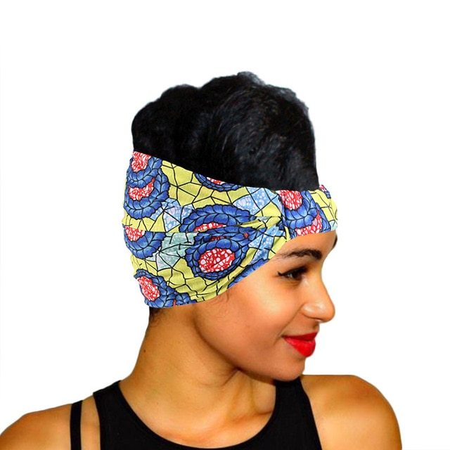 African Pattern Print Headband For Women Twist Style - 𝓢𝓱𝓸𝓹𝓵𝓮𝓬𝔂