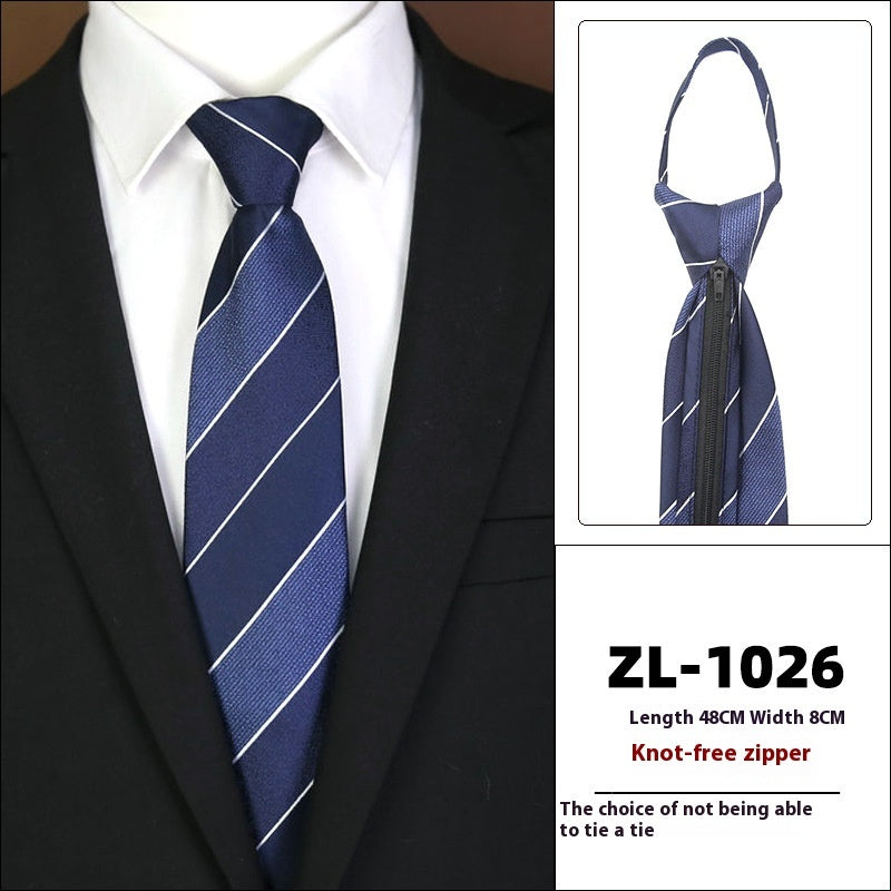 Men's Formal Wear Business Zipper Tie-free - 𝓢𝓱𝓸𝓹𝓵𝓮𝓬𝔂