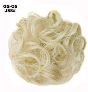 New Trendy Design Women Wavy Curly Messy Hair Bun Synthetic - 𝓢𝓱𝓸𝓹𝓵𝓮𝓬𝔂