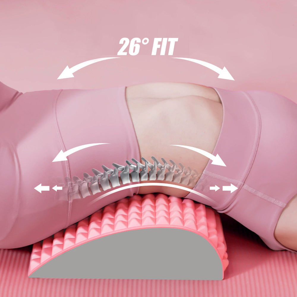 Back Stretcher Pillow Neck Lumbar Support Massager For Neck Waist Back Sciatica Herniated Disc Pain Relief Massage Relaxation - 𝓢𝓱𝓸𝓹𝓵𝓮𝓬𝔂
