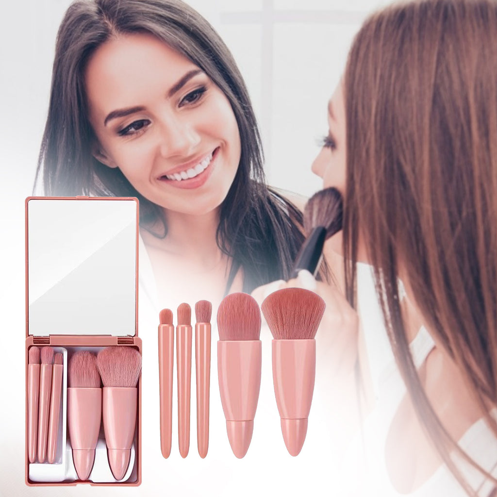 5Pcs Makeup Brushes Tool Set Cosmetic Powder Eye Shadow Foundation Blush Blending Make Up Brush - 𝓢𝓱𝓸𝓹𝓵𝓮𝓬𝔂