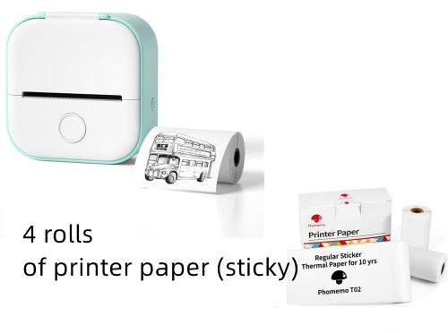 Portable Mini Thermal Label Printer Home Photo Printer Student Wrong Question Printer Bluetooth-compatible Mini Label Printer Price Tag - 𝓢𝓱𝓸𝓹𝓵𝓮𝓬𝔂