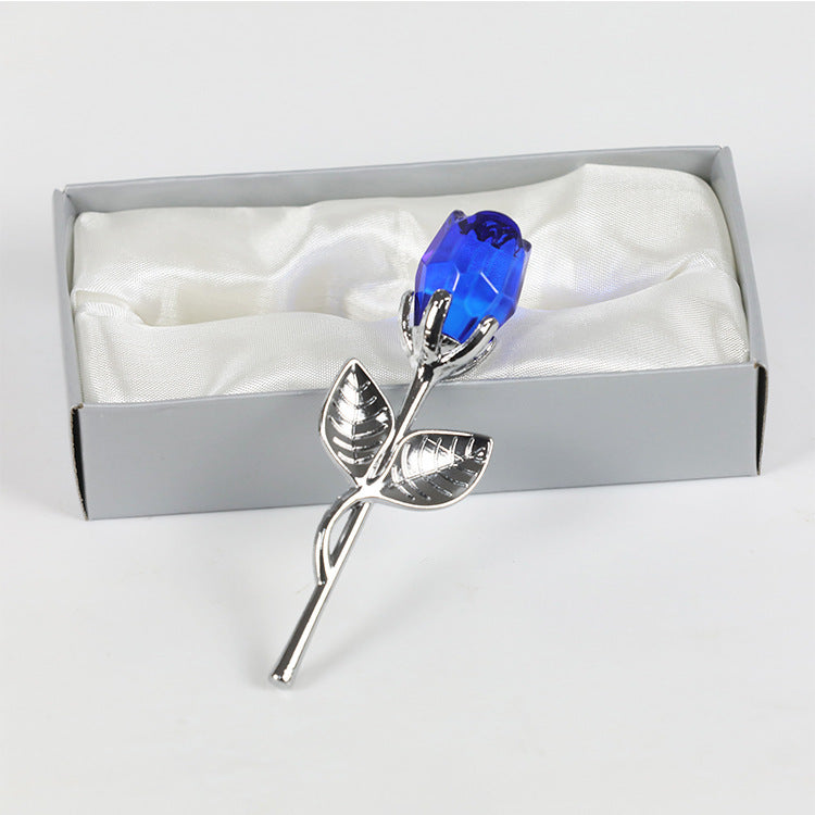 Crystal Metal Rose Valentine's Day Small Gift Wedding - 𝓢𝓱𝓸𝓹𝓵𝓮𝓬𝔂