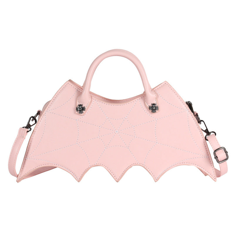 Halloween Spider Web Shape Shoulder Bags Personality Batgirl Tide Pu Handbags Fashoin Messenger Crossbody Bag - 𝓢𝓱𝓸𝓹𝓵𝓮𝓬𝔂