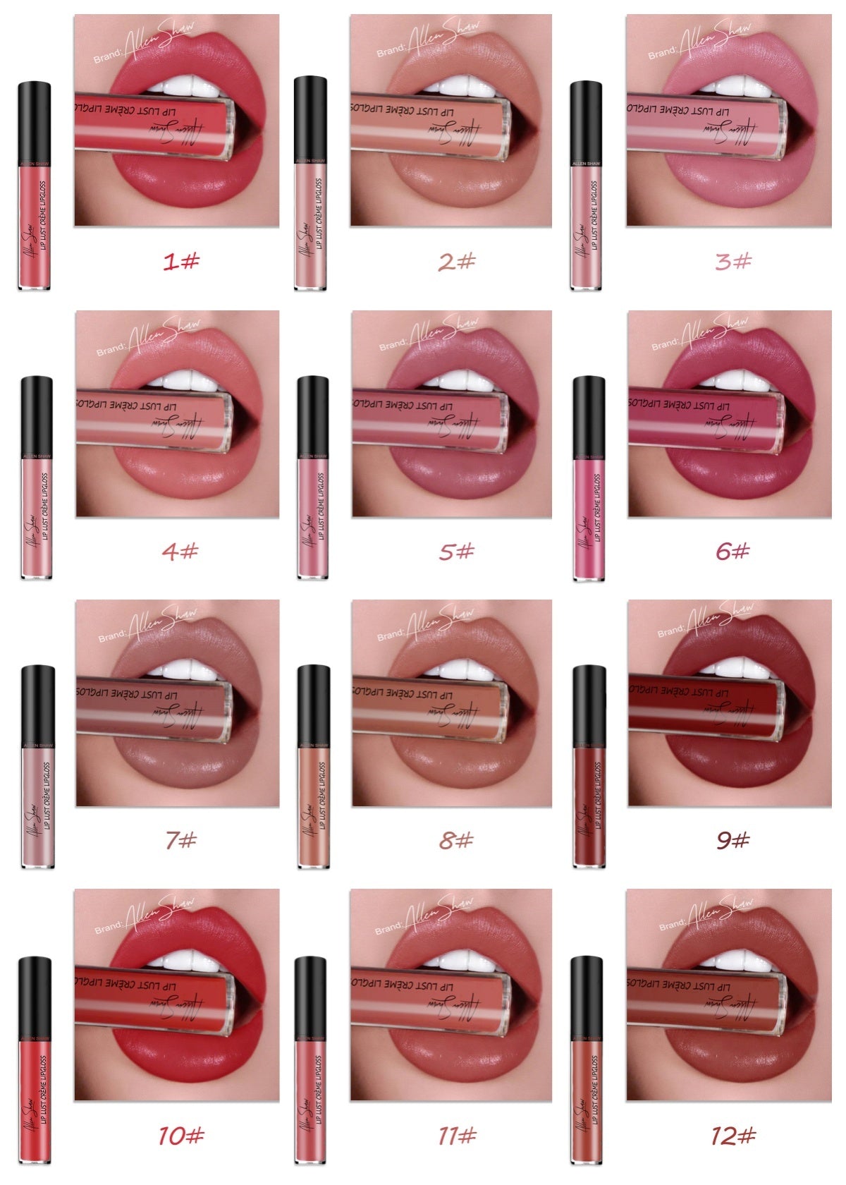 Silky Cream Texture Lip Gloss Aliexpress Shopee Cross-Border Exclusive Lip Glaze Lip Gloss Lipstick - 𝓢𝓱𝓸𝓹𝓵𝓮𝓬𝔂