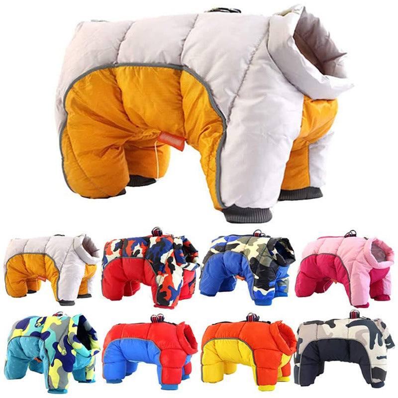Pet Dog Winter Clothes Thick Warm Down Jacket Teddy Cotton Coat - 𝓢𝓱𝓸𝓹𝓵𝓮𝓬𝔂
