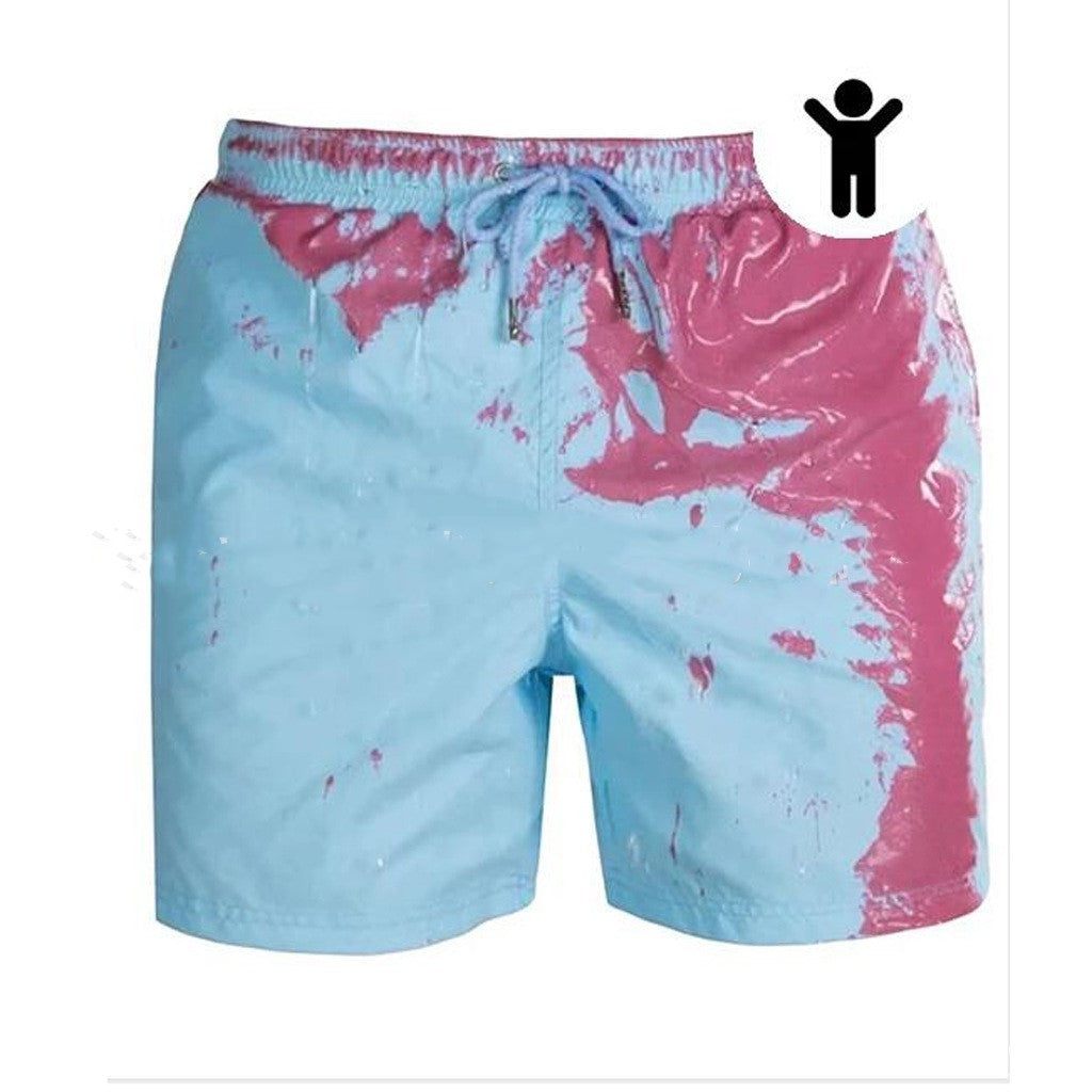 Magical Change Color Beach Shorts Summer Men Swimming Trunks Swimwear Swimsuit Quick Dry bathing shorts Beach Pant - 𝓢𝓱𝓸𝓹𝓵𝓮𝓬𝔂