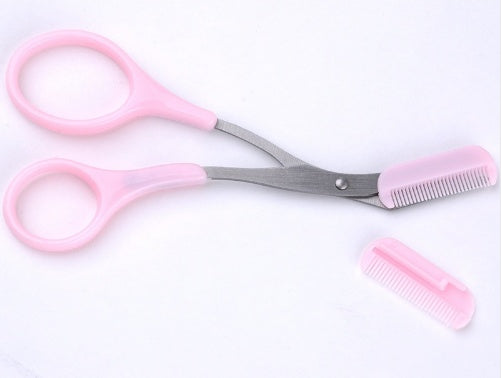 Beauty tools eyebrow scissors with eyebrow comb - 𝓢𝓱𝓸𝓹𝓵𝓮𝓬𝔂
