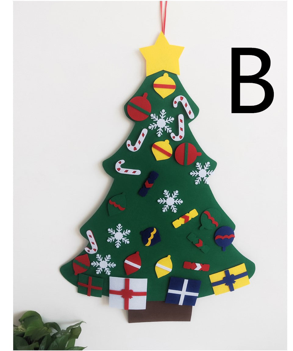 DIY Felt Christmas Tree With Three-dimensional Christmas Tree - 𝓢𝓱𝓸𝓹𝓵𝓮𝓬𝔂