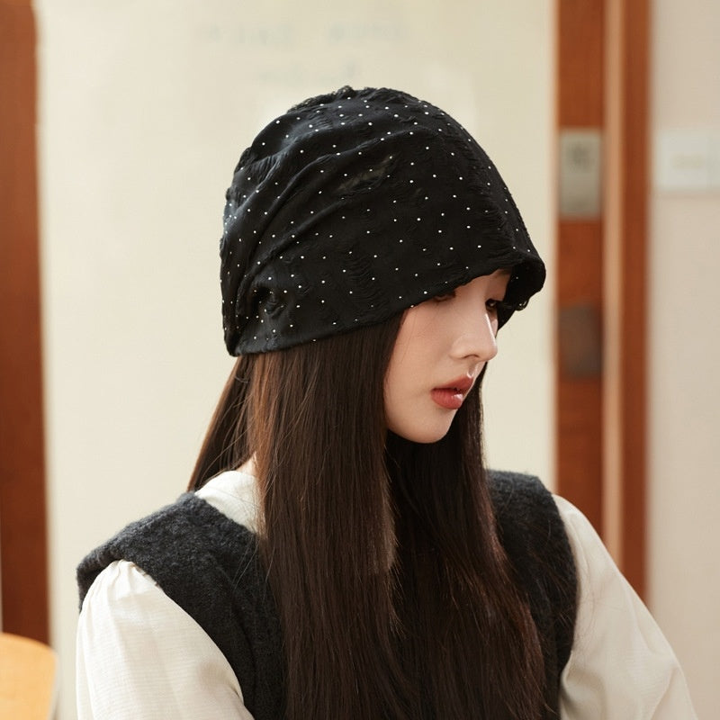 Korean Style Ripped Pile Heap Cap Children Autumn And Winter Fashion All-matching Make Face Look Smaller - 𝓢𝓱𝓸𝓹𝓵𝓮𝓬𝔂