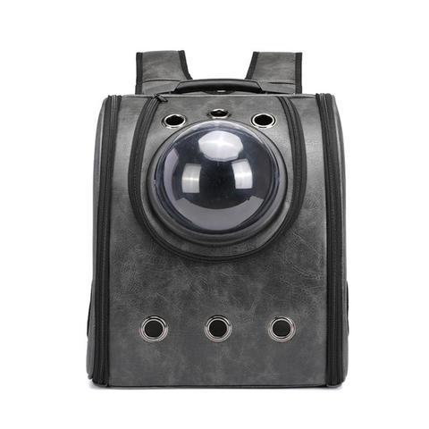 Leather pet carry backpack capsule - 𝓢𝓱𝓸𝓹𝓵𝓮𝓬𝔂