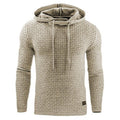 Men's Jacquard Sweater Long-sleeved Hoodie Warm Color Hooded Sweatshirt Jacket - 𝓢𝓱𝓸𝓹𝓵𝓮𝓬𝔂