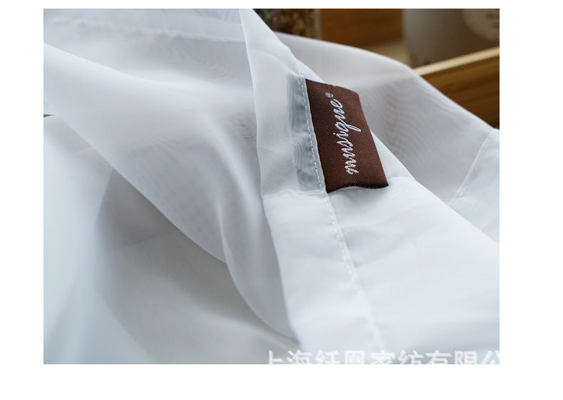 Modern And Simple Pure Color Cotton And Linen Window Screen - 𝓢𝓱𝓸𝓹𝓵𝓮𝓬𝔂