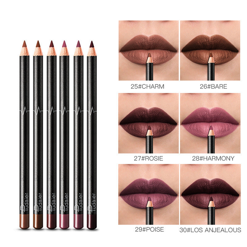 36 Color Lip Liner Waterproof Non-smudge Nude Color - 𝓢𝓱𝓸𝓹𝓵𝓮𝓬𝔂