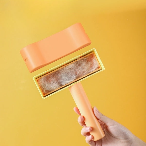 New Pet Hair Roller Remover Lint Brush 2-Way Dog Cat Comb Tool Convenient Cleaning Dog Cat Fur Brush Base Home Furniture Sofa - 𝓢𝓱𝓸𝓹𝓵𝓮𝓬𝔂