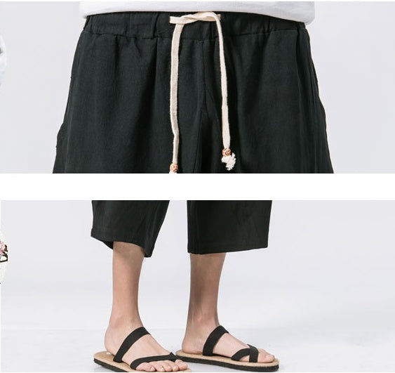 Chinese Style Cotton And Harem Pants - 𝓢𝓱𝓸𝓹𝓵𝓮𝓬𝔂