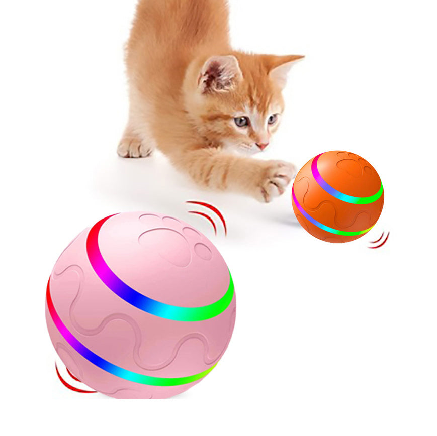 Pet New Cat Wicked Ball Toy Intelligent Ball USB Cat Toys Self Rotating Ball Automatic Rotation Ball - 𝓢𝓱𝓸𝓹𝓵𝓮𝓬𝔂