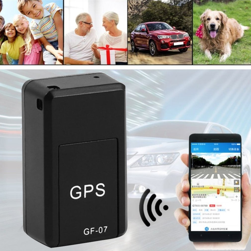 Car Tracker Magnetic Mini Car Tracker GPS Real Time Tracking Locator Device Recordable Anti-lost Rechargeable Locator - 𝓢𝓱𝓸𝓹𝓵𝓮𝓬𝔂