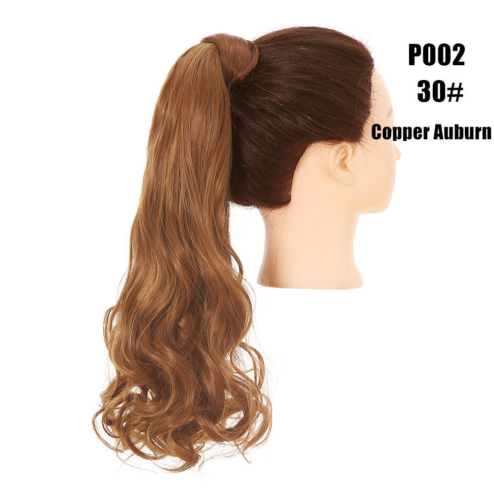European And American Style Wig Fluffy Natural Ponytail - 𝓢𝓱𝓸𝓹𝓵𝓮𝓬𝔂