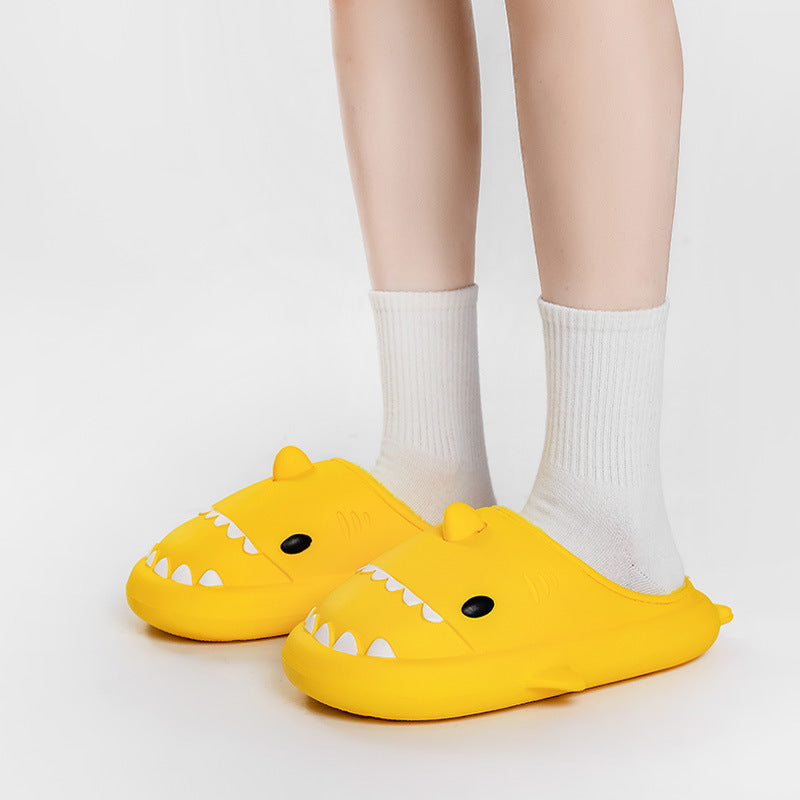 Cartoon Shark Shoes Home Slippers EVA Lovers Slippers Winter Soft Bottom Waterproof Shoes - 𝓢𝓱𝓸𝓹𝓵𝓮𝓬𝔂