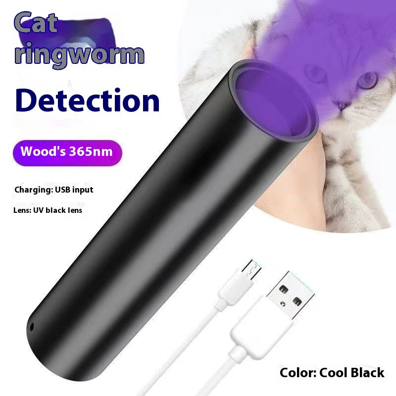 Fluorescent Detection UV Flashlight Scorpion Lamp Cat Moss Purple Light Aluminum Alloy Torch