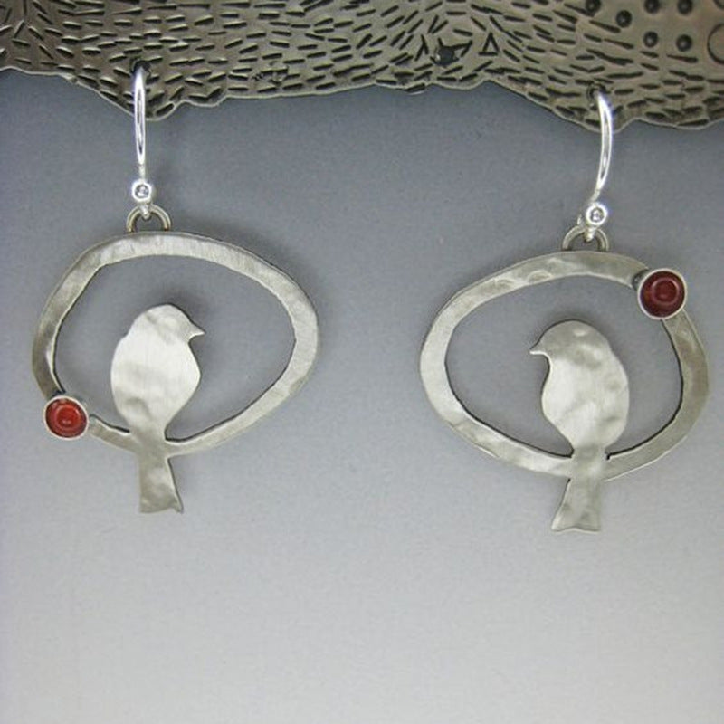 Animal Plant Leaves Flower Earrings Earrings