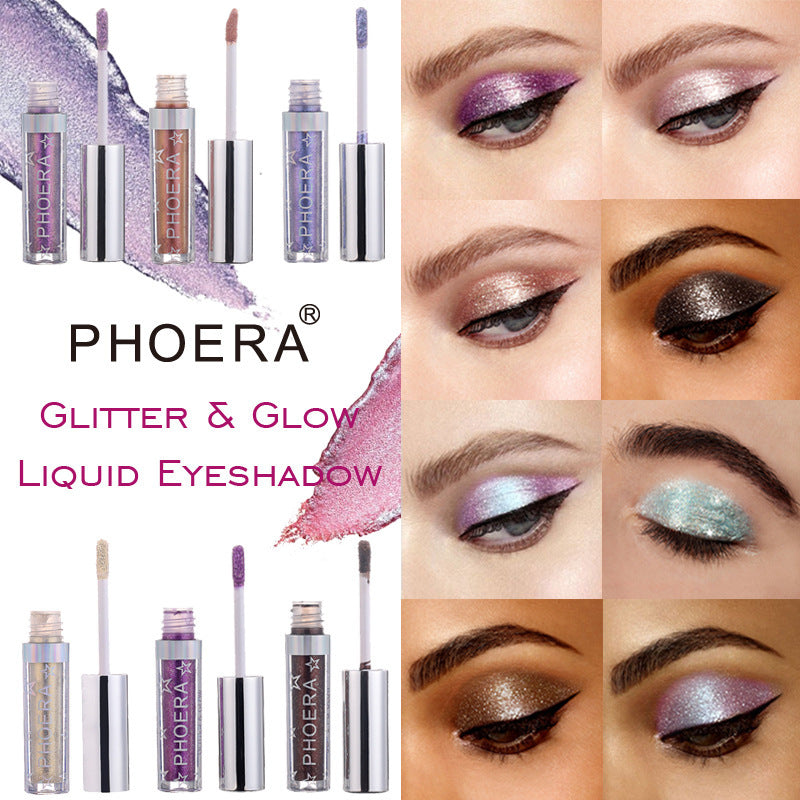 PHOERA Magnificent Metals Glitter and Glow Liquid Eyeshadow 12 Colors - 𝓢𝓱𝓸𝓹𝓵𝓮𝓬𝔂