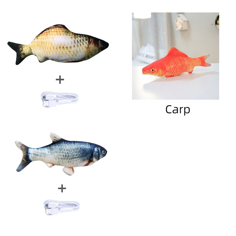 Without Cat Nip Version - Electric Jumping Fish Simulation Electric Fish Toy - 𝓢𝓱𝓸𝓹𝓵𝓮𝓬𝔂