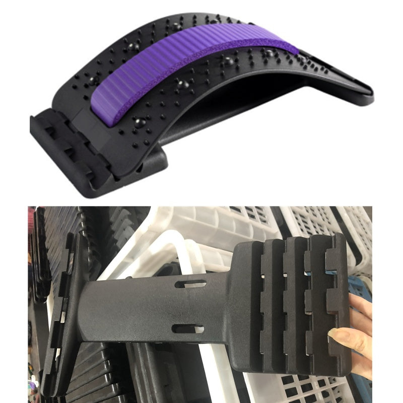 Back Stretcher Adjustable Back Cracker Massage Waist Neck Fitness Lumbar Cervical Spine Support Pain Relief - 𝓢𝓱𝓸𝓹𝓵𝓮𝓬𝔂