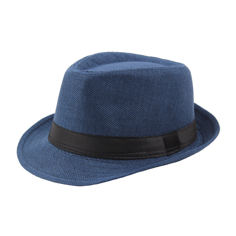 Fashion Personality Linen Top Hat Men - 𝓢𝓱𝓸𝓹𝓵𝓮𝓬𝔂