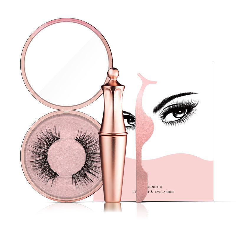 Natural Long Lasting Magnetic Liquid Eyeliner & Magnetic False Eyelashes & Tweezer Set Make up Set - 𝓢𝓱𝓸𝓹𝓵𝓮𝓬𝔂