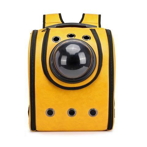 Leather pet carry backpack capsule - 𝓢𝓱𝓸𝓹𝓵𝓮𝓬𝔂