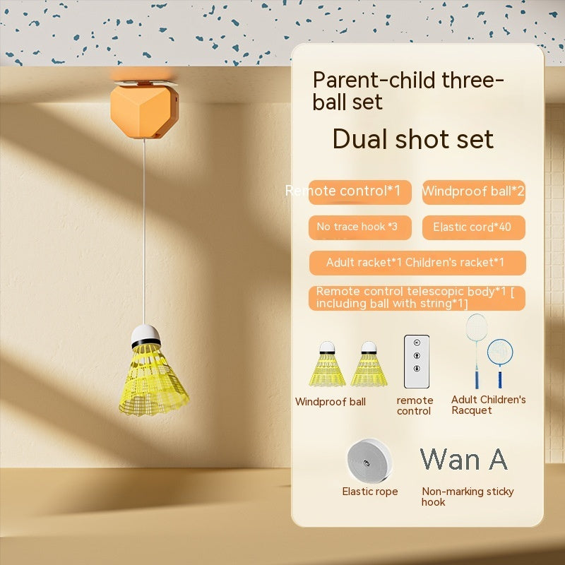 Badminton Racket Single Trainer Automatic Rebound Swing