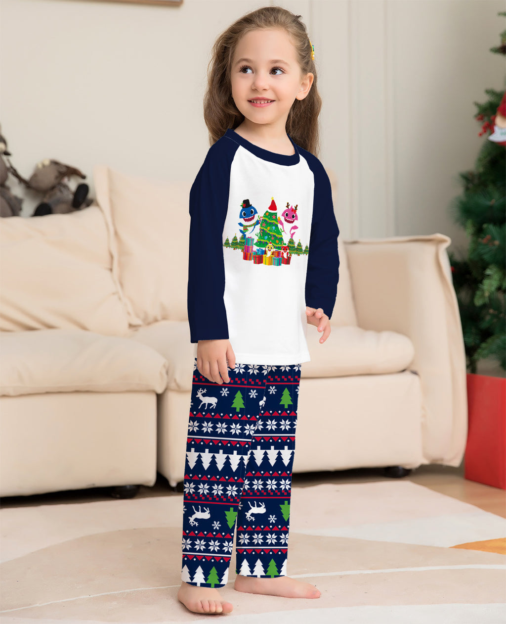Family Matching Christmas Pajamas Set Xmas Long Sleeve Sleepwear Nightwear For Couples Kids Baby - 𝓢𝓱𝓸𝓹𝓵𝓮𝓬𝔂